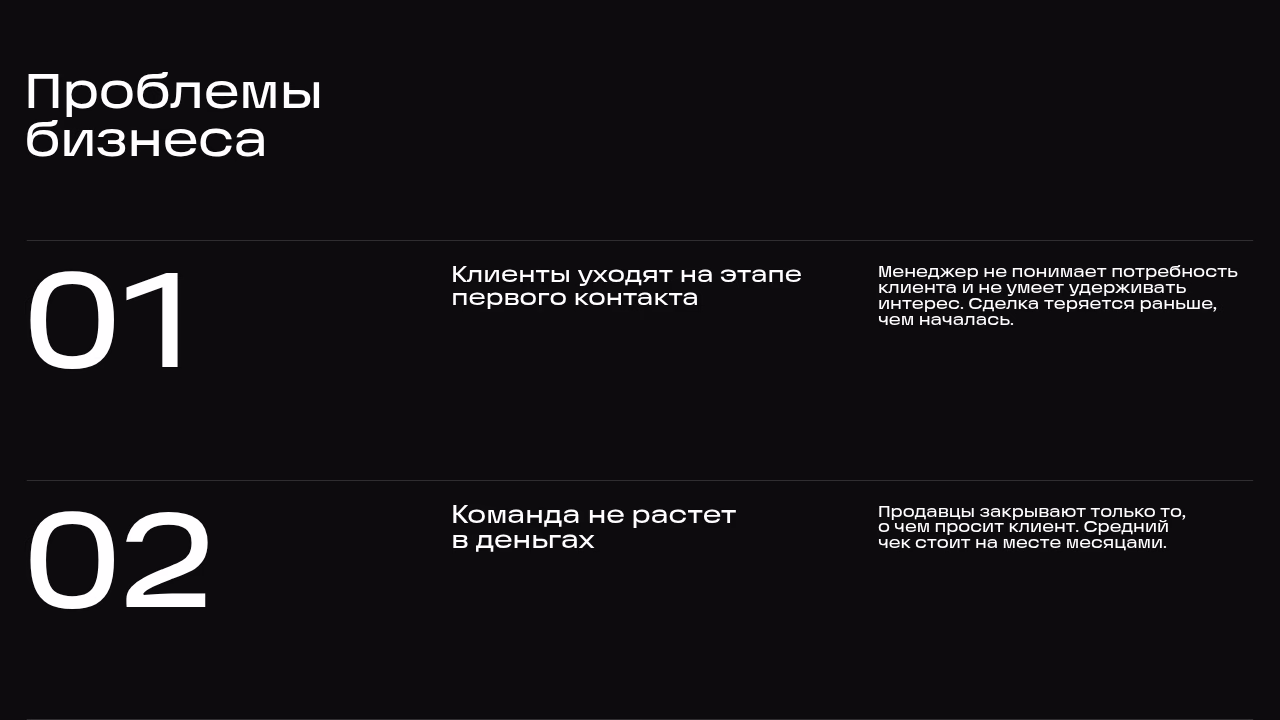 Проблемы бизнеса уход клиентов низкая конверсия